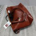 O-TBOST Brown Leather Shoulder Bag – Classic Design with Adjustable Strap and Multiple Compartments